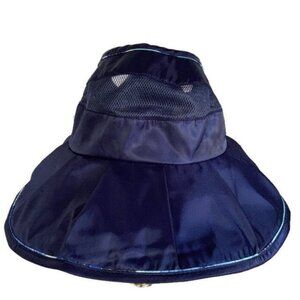 𝅺REVERSIBLE Ultra Lite Wide Brim Foldable Visor Hat